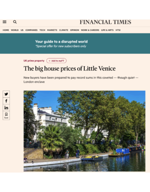 The Big House Prices Of Little Venice - Ian Green Residential